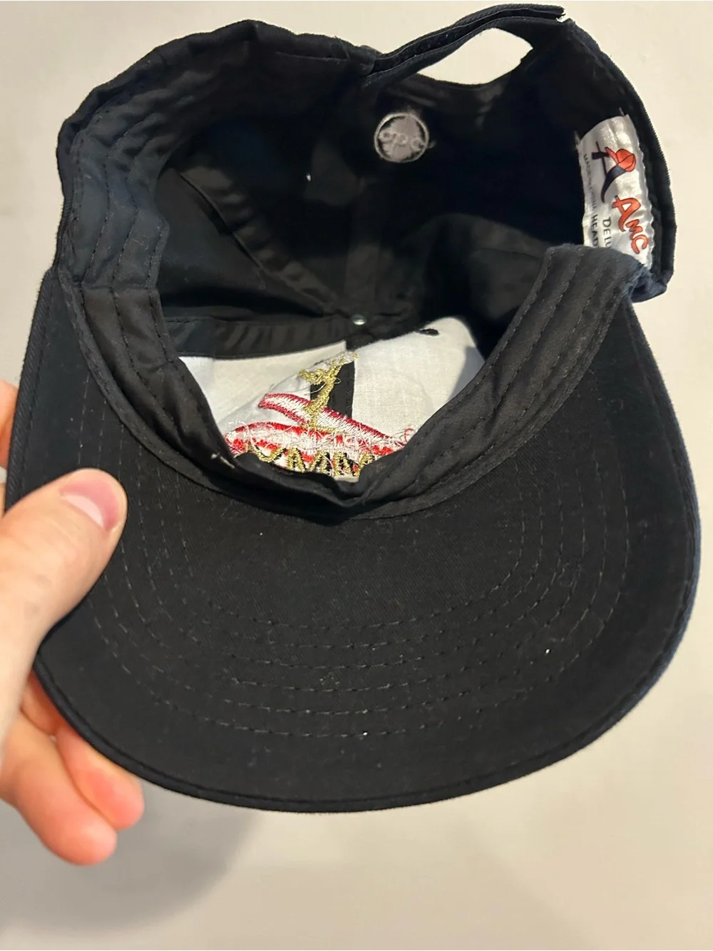Vintage 60th Primetime Emmy Awards Hat Cap Black Embroidered ABC Logo Adjustable